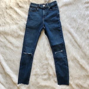 NWT ASOS DESIGN Petite high waisted skinny jeans